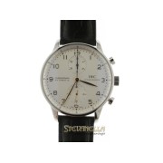 IWC Portuguese Chronograph ref. IW371604 silver nuovo